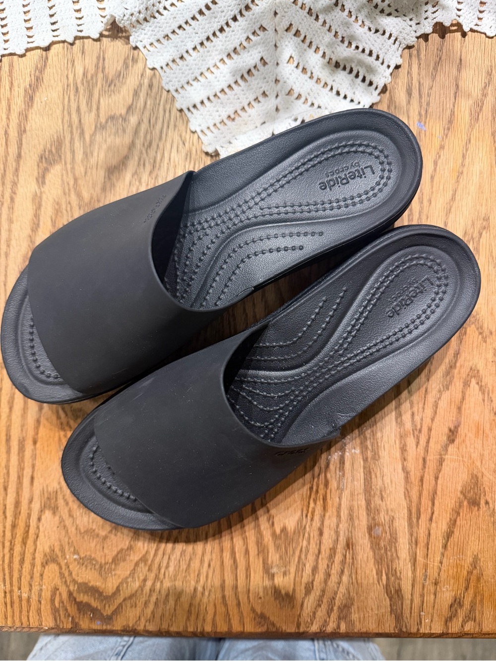 CROCS Women’s Black Slide Sandals